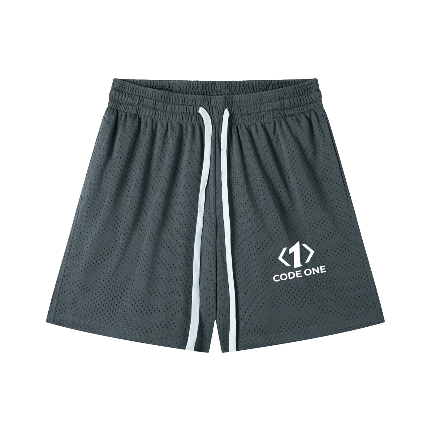 Mesh Drawstring Shorts