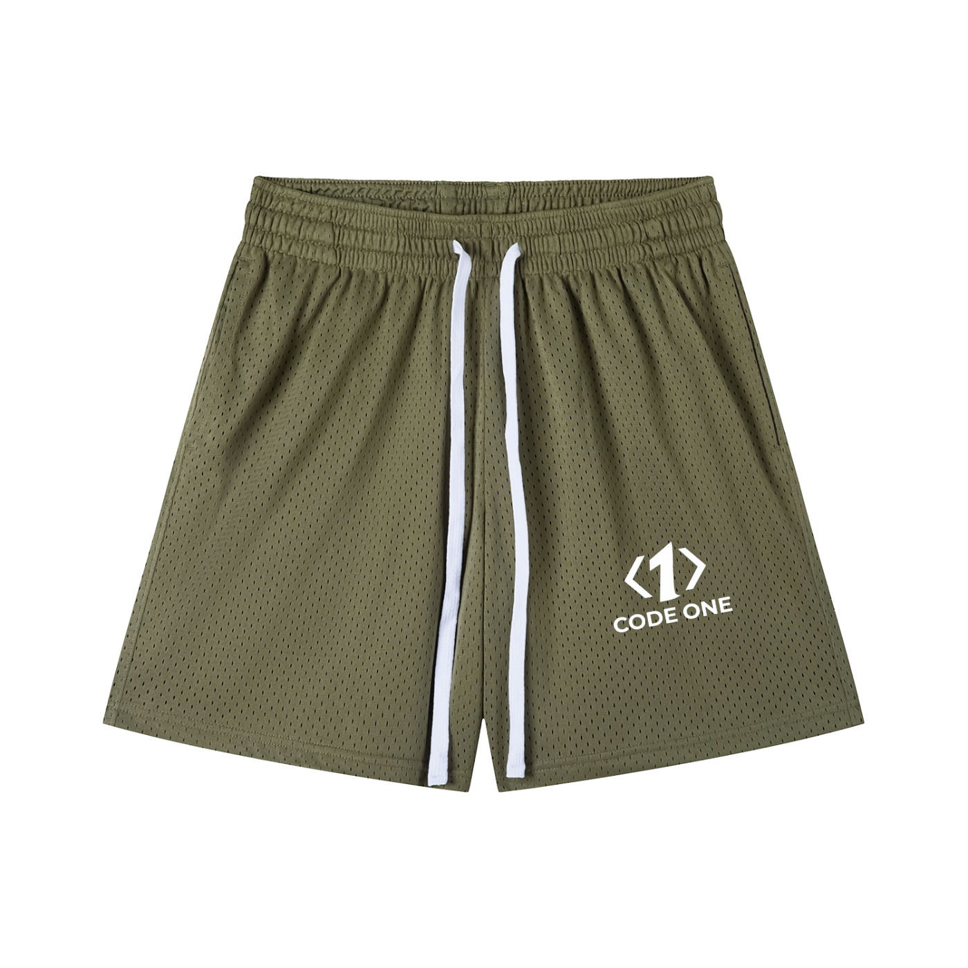 Mesh Drawstring Shorts