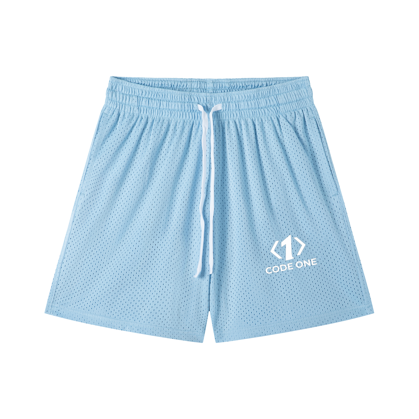 Mesh Drawstring Shorts