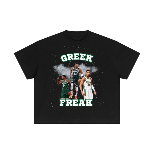 Greek Freak Graphic Boxy T-Shirt